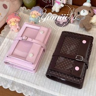 Korean Strawberry Chocolate A6 Pain Window Loose-leaf Handbook Student Polka Dot Schedule Plan Porta