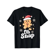 Oh Snap Gingerbread Man Cute Christmas Cookie Baking Team T-shirt-Essential shirt-Ethical Labor Prac