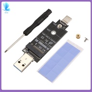 Dual Protocol Type-C Type-A M.2 NVME PCIe NGFF USB3.1 GEN2 10Gbps M2 SSD Case Adapter Card Support f
