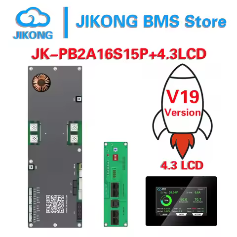 jk bms inverter V19 JK-PB2A16S15P Lifepo4 Li-ion bms 16S 48V 150A parallel heat function Family Ener