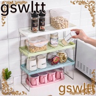 GSWLTT Kitchen Cupboard 1 Tier Jar Rack Kitchen Storage Rack Storage Support