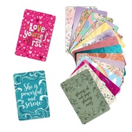 36Pcs Positive Encouragement Cards Set Aesthetic Daily Affirmation Cards Self Care Meditation Cards 