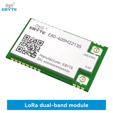 LR1121 LoRa Wireless Module Dual-Band Sub-G 433/868/915/2.4G SMD TCXO EBYTE E80-400M/900M2213S Stamp