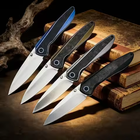 461 Field Survival Tactics Hunting Self-defense Folding Knife with High Hardness 7Cr17Mov Blade Kniv