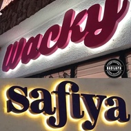 RAISED LETTERS WITH LIGHTS 1 PACKAGE OF WORDS CONTAINS 8 LETTERS - (8 LETTERS PER WORD PACKAGE) AEST