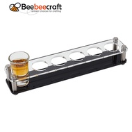 1Set 6-Hole Acrylic Glass Holder Display Racks Whiskey Spirits Wine Glass Holder for Bar Tasting Ser