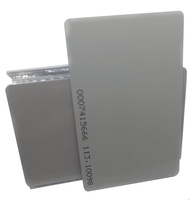 บัตร Proximity ID Card125 KHz แบบบาง 0.8mm บัตรคีย์การ์ด 0.8mm บัตร RFID Card 0.8mm จำนวน 100 ใบ(อ่า