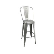 [金舒福]工業風鐵製吧台椅高腳椅餐廳桌椅戶外休閒桌椅咖啡廳桌椅椅子2張組 桃園實體門市