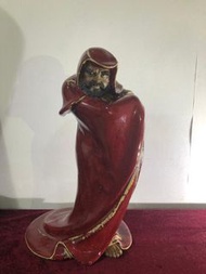 石灣陶瓷公仔劉澤棉達摩特制擺件家居風水擺設