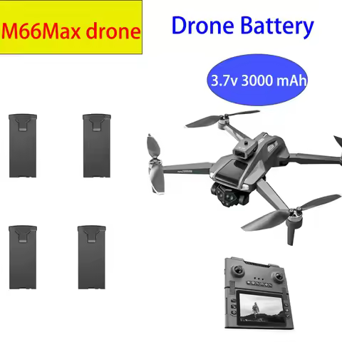 M66max Drone Battery Original Battery 3.7v 3000mAh Battery For M66 Rc Drone Accessories Parts