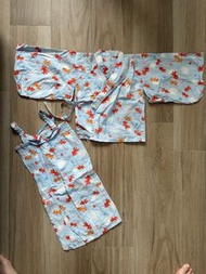 Combi mini 110 兒童金魚和服套裝 浴衣