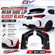 Sporty Look Honda City Hatchback GN5 Rear Side Lip Glossy Black 2pcs City Hatchback Bodykit