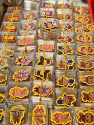 Au999 Bubbles Agent Collaborative Gold-Infused 2mg Decorative Mobile Phone Sticker Adhesive Case for