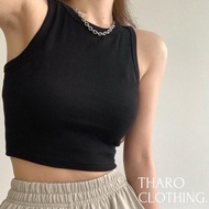 Women's tank top, Sleeveless Round Neck - Tharo Clothing [AO00001
