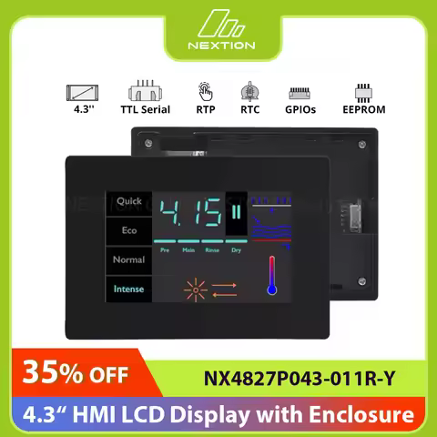 NEXTION NX4827P043-011R-Y 4.3 Inch LCD-TFT HMI Resistive Touch Display Module Panel Intelligent Seri