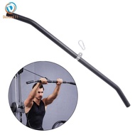 Dovewill Black Home Gym Straight Bar 83cm Steel Pipe Pulley Bar Grip Handle for Strength Training Eq