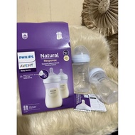 Babys Avent 9oz Natural Response Twinpack Bottle 9oz