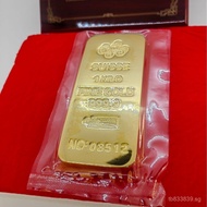 Bank Sample Gram Gold Bar Solid Copper1000Ornament Swiss Gold Store Gold Brick Prop Gold Bar Pombo G