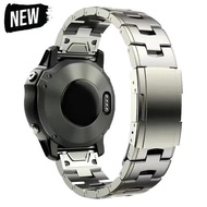 Light Titanium Alloy Watch Strap 22mm 26mm compatible for Garmin Fenix7X/6X pro/5X/3HR/Forerunner/MK2 Tactix Delta 935 945 Watch Band Men