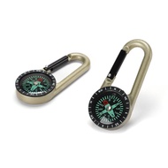 Outdoor Tactical Survival Equipment Multifunctional Compass Compass Alloy Carabiner Keychain Compass