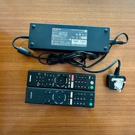 [二手] Sony Bravia TV 19.5V AC Adapter + Voice Remote control x2 LED電視 變壓器 聲控遙控 交換式電源供應器