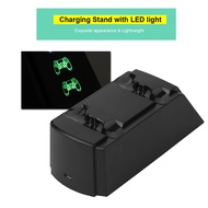 Charging Dock for Sony PS4 Handle 2-in-1 USB Dual Charging Stand Station Charger with LED Light for Playstation 4