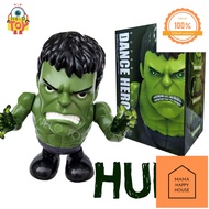 ตุ๊กตาหุ่นยนต์เต้นได้ใสถ่านหุ่นฮีโร่เต้น Dance hero hulk มีเสียงมีไฟ Mama Happy House