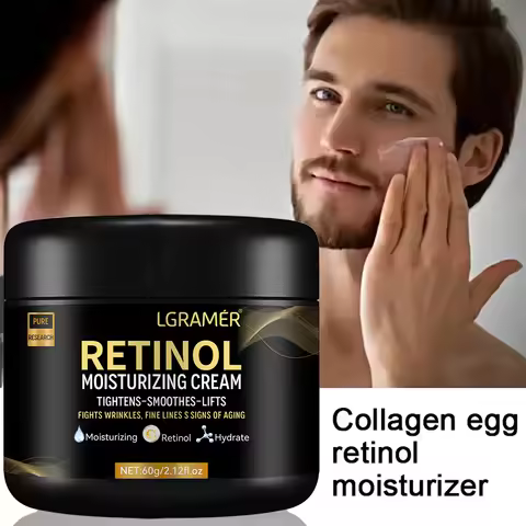 Men's Retinol Face Moisturizer Moisturizing Retinol Cream Anti-Wrinkle Aging Moisturizing Shrink Por
