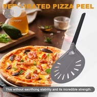 Turning Pizza Peel with 8 inch Aluminum Round Pizza Paddle, 23.6 inch Overall, Outdoor Pizza Oven Ac