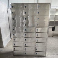 Stainless Steel60Door Kitchen Cupboard Wholesale Multi-Grid Disinfection Cupboard for Staff Canteen Stainless steel bowl