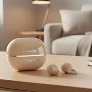 Monster AIRSTAR M100 Wireless TWS Ear-Clip Earbuds HiFi Stereo Noise Cancelling HD Calls Waterproof 