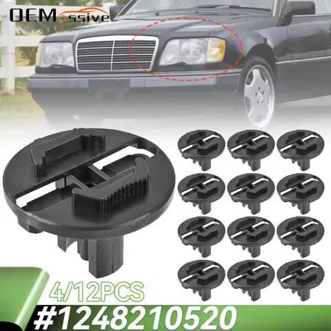 4/12x Headlight Retaining Clip Fastener Headlamp For Mercedes Benz W124 300CE E420 E320 E300 260E 30