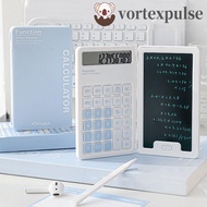VORTEXPULSE Foldable Calculator, Portable LCD Display Mini Finance Calculator, Multifunctional Cute 
