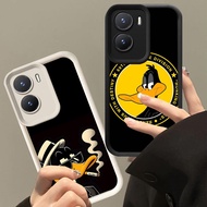 XI55 Daffy Duck Casing for VIVO Y33e IQOO Z9X 13 Z9 Y75 Y83 Y01 Z10 Y73 V17 5G Black White