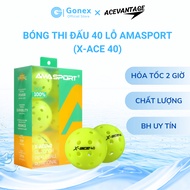 Outdoor Pickleball ball, 40 holes of USAPA X-ACE40 competition standard, international standard