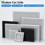 JANRY Cabinet Ventilation Filter, White Without Fan Shutters Fan Grille, ABS Fan Filter
