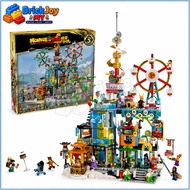 80054 Megapolis City Building Blocks Large Street View Model Urban Architecture Construction Bricks 