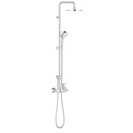 Grohe Tempesta Cosmopolitan 200 shower system set with bath mixer tap