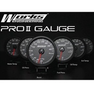 Works Engineering Pro II Plus Pro 2 Meter Gauge ( 100% Genuine Works )