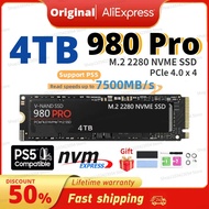 SSD M2 Nvme M.2 2280 PCLE 4.0X 980 Pro 4TB 2TB 1TB Internal Solid State Drive 7450MB/s HDD Hard Disk For Ps5 Desktop/PC/Laptop