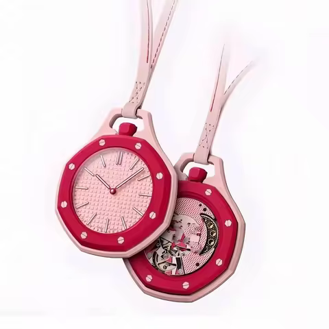26 Years Old New Pocket Watch Octagonal Pop Style Neck Quartz Movement Candy Color Quartz Watch Colo