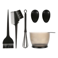 6pcs Hair Dye Bowl Brush Set Hair Colouring Brush, Bowl, Ear Caps Hair Tint Dying Coloring Salon Too