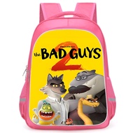 Bad Guys2 Bad Guys2 Kindergarten Children's Ridge Protection Reduce Burden Reflective Casual Lightwe