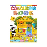 ลายการ์ตูน สมุดระบายสีเด็ก coloring book เหมาะสำหรับเด็กอนุบาล2-8 ปี ภาพวาด ภาพวาดกราฟฟิตี เครื่องเข