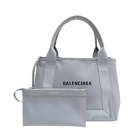 灰色帆布 Navy Cabas S 手提包【Balenciaga 巴黎世家】 339933