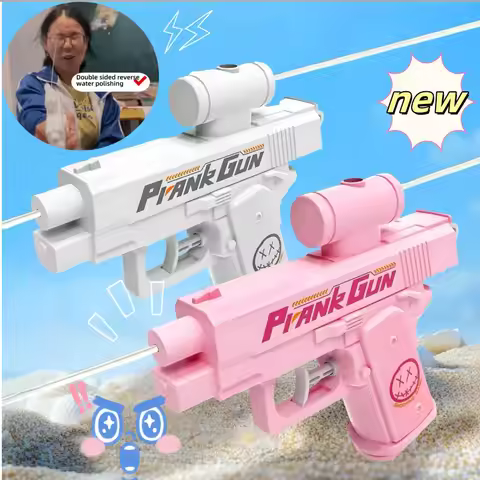 Funny Double-sided Reverse Water Gun Prank Reverse Water Spray Pool Beach Water Fight Creative Home 
