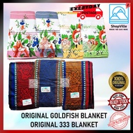 Selimut / Blanket Queen Size Goldfish / 333 Old School Many Color Fleece Random