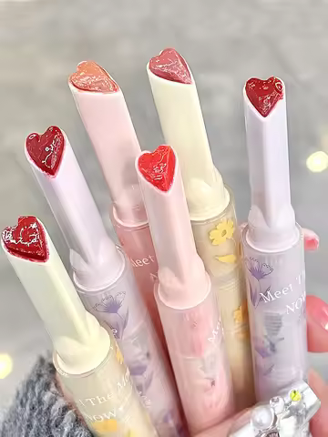 Gege bear Huayumi Lipstick Moisturizing Mirror Glitter Jelly Love Lipstick lipstick Pen