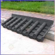 Antique PP Resin Tile Waterproof Plastic Decorative Tile Drip Eaves Imitation Eaves Horsehead Wall