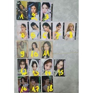 CARD OBJEKT PHYSICAL SCAN OF ARTMS HEEJIN HASEUL KIM LIP JINSOUL CHOERRY OMA DALL K VERSION UP LOONA